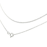 10K Gold 0.5 mm Slender & Dainty Fine Rope Chain Necklace by Infinite Jewels