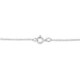 10K White Gold 1/10 Cttw Miracle Set Round-Cut Diamond 18" Pendant Necklace - Choice of Shape by Haus of Brilliance