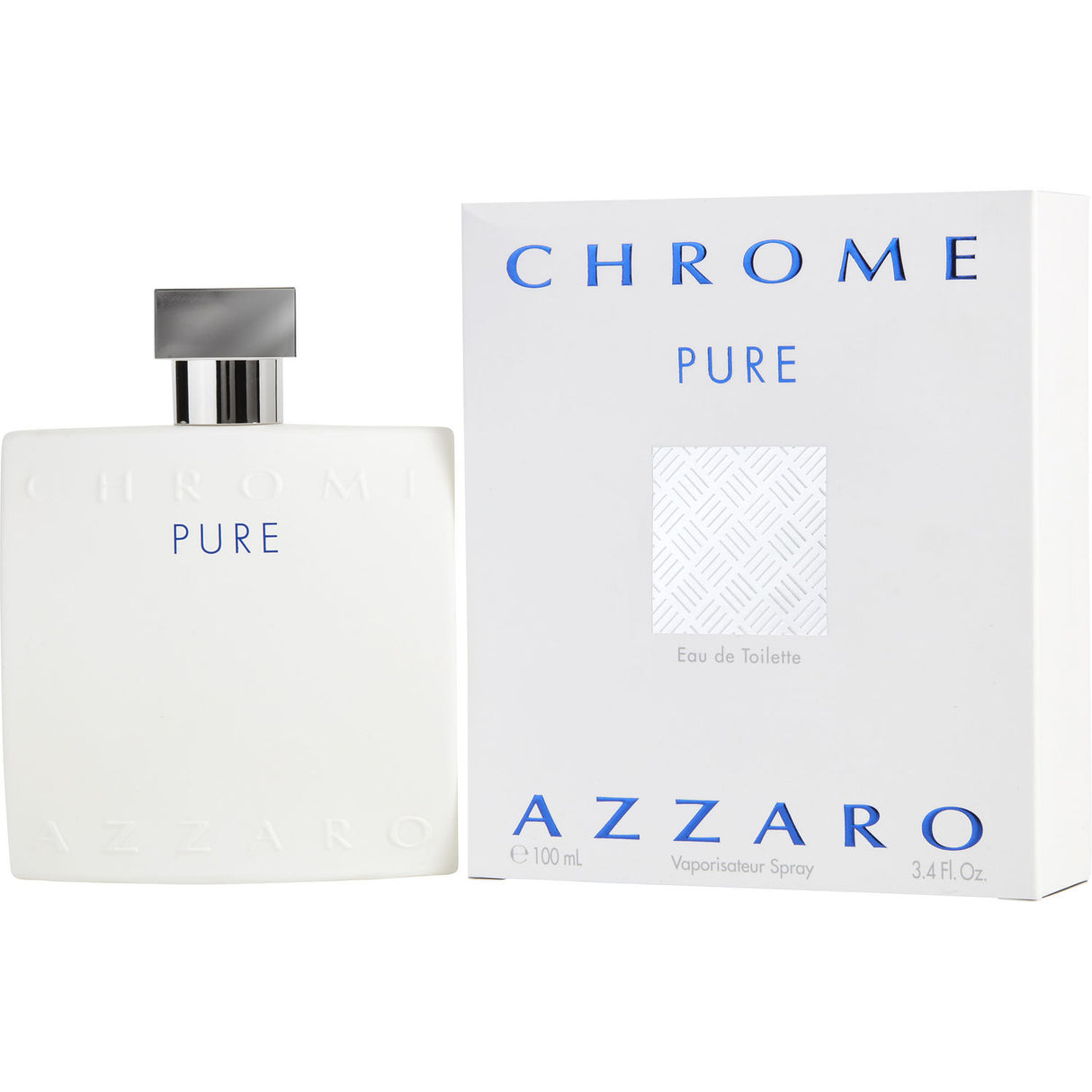 CHROME PURE by Azzaro - EDT SPRAY 3.4 OZ - Men