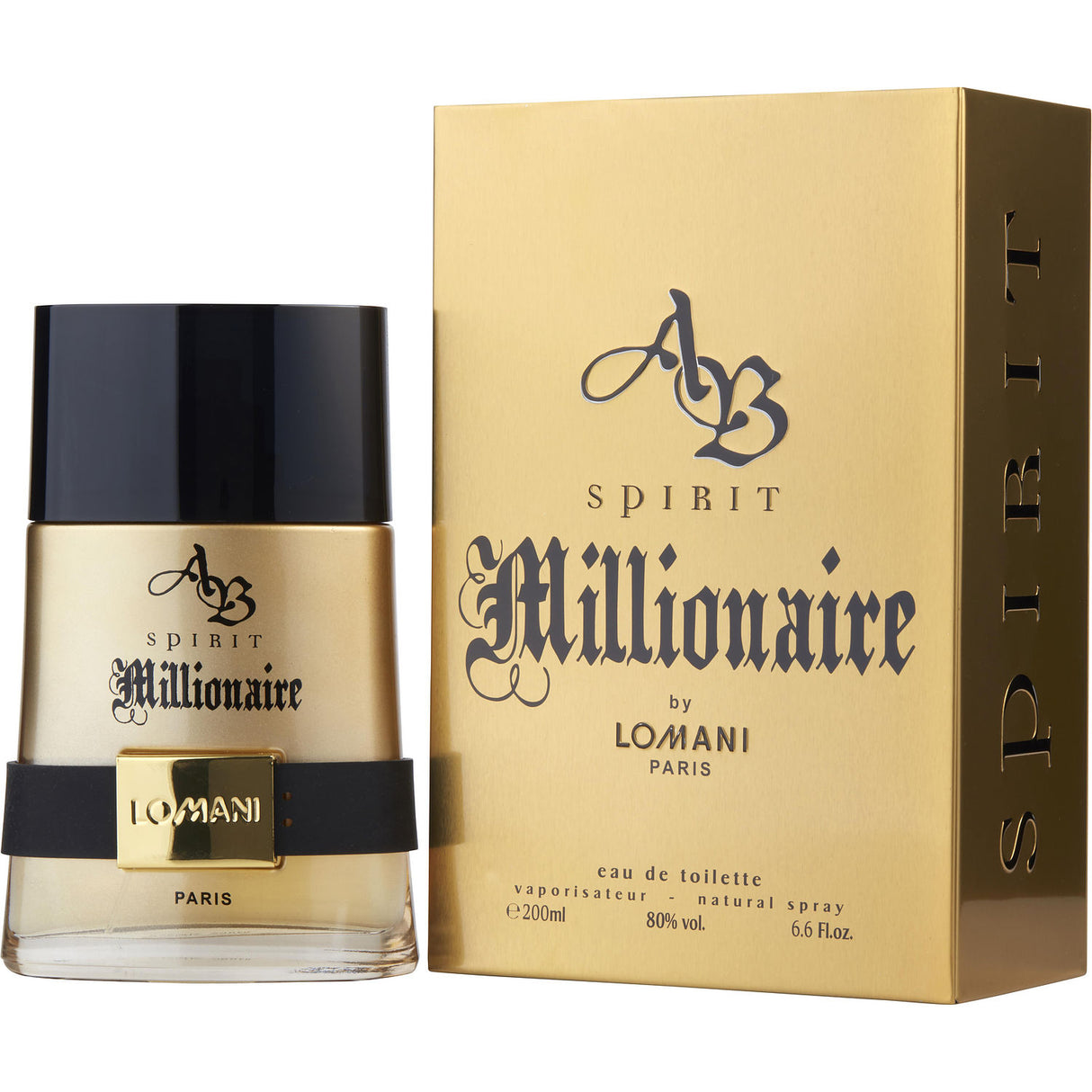 AB SPIRIT MILLIONAIRE by Lomani - EDT SPRAY 6.6 OZ - Men