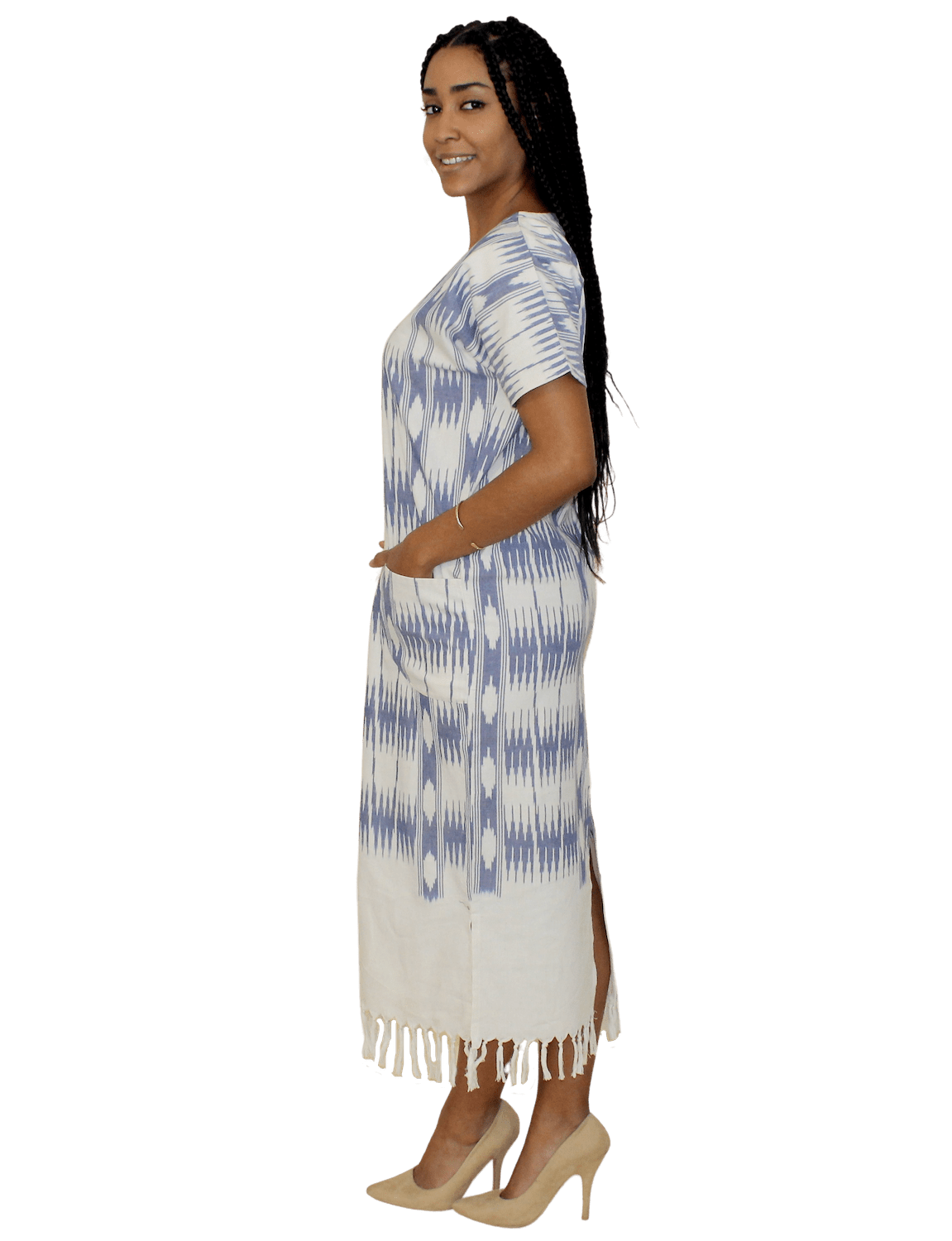 Neoma Blue Kaftan- Final Sale by Passion Lilie