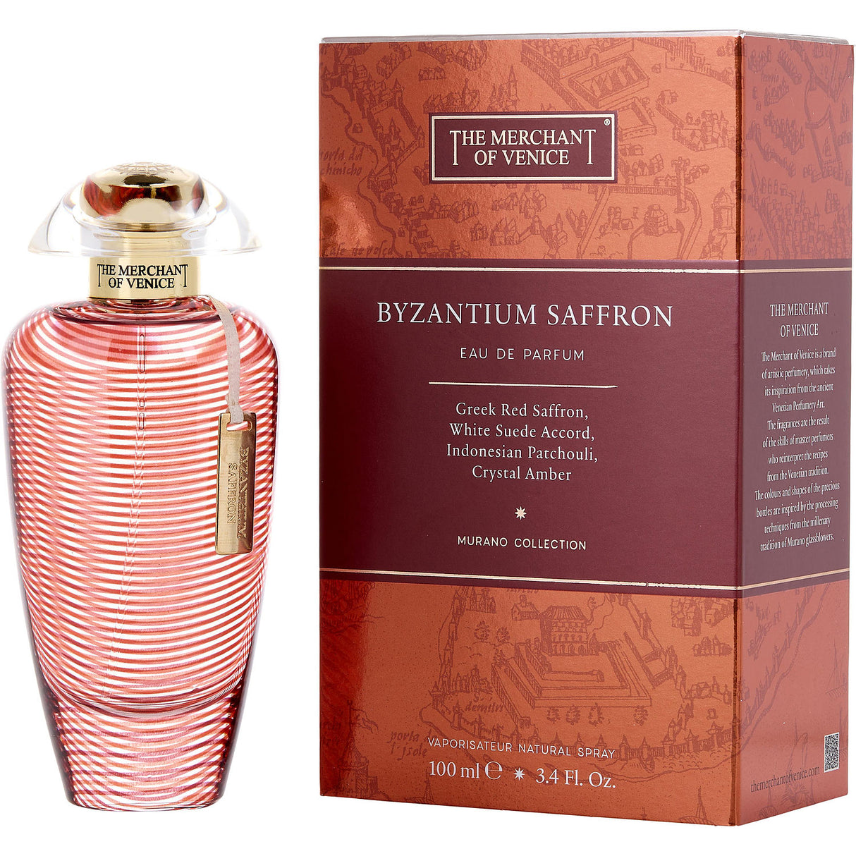 MERCHANT OF VENICE BYZANTIUM SAFFRON by Merchant of Venice - EAU DE PARFUM SPRAY 3.4 OZ - Unisex