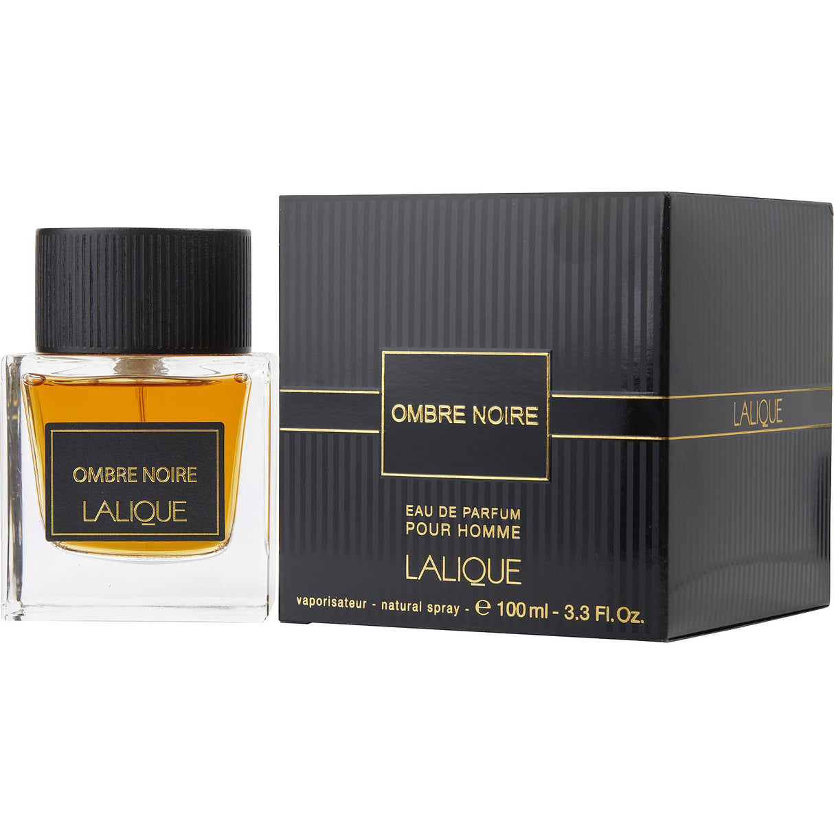 OMBRE NOIRE LALIQUE by Lalique - EAU DE PARFUM SPRAY 3.3 OZ - Men