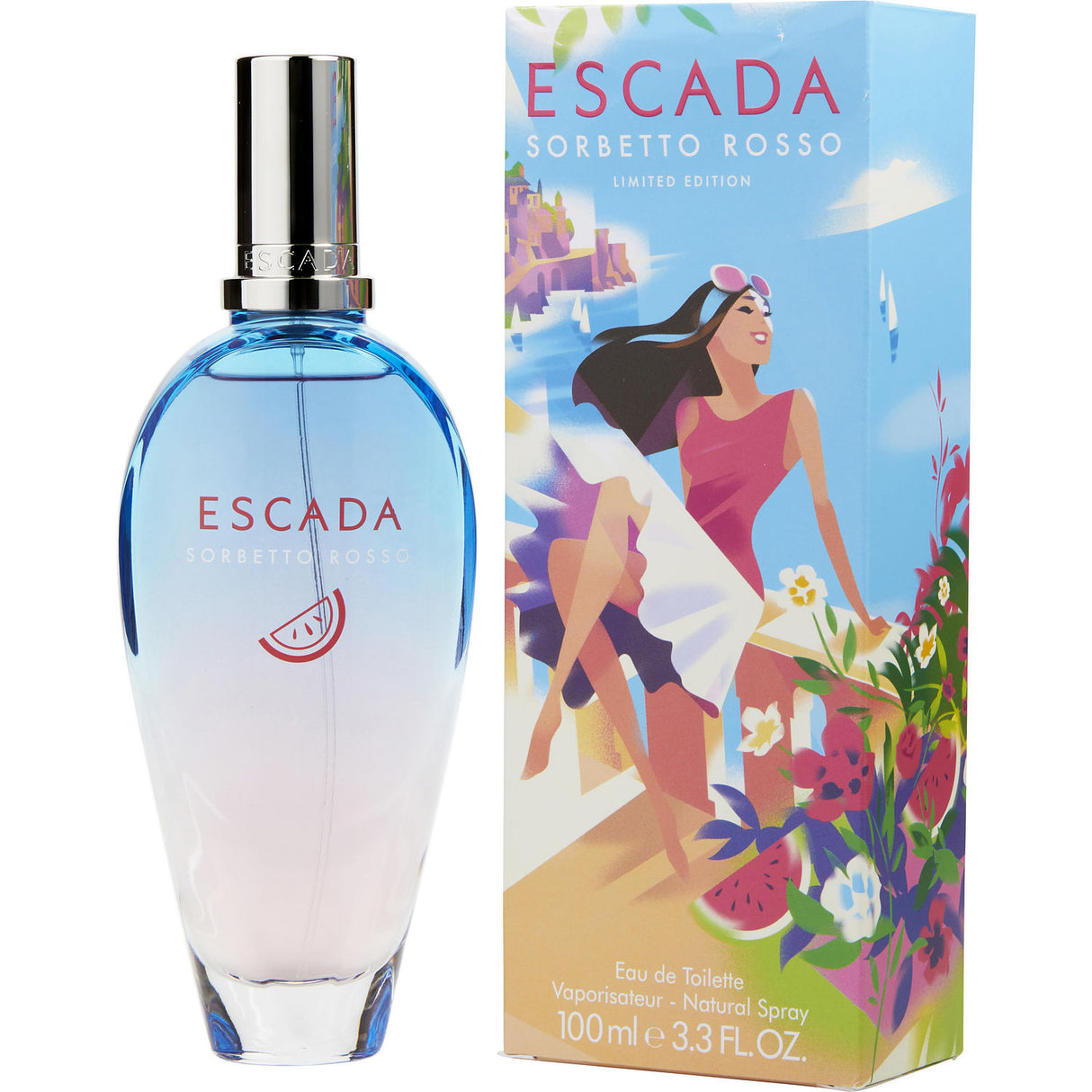 ESCADA SORBETTO ROSSO by Escada - EDT SPRAY 3.3 OZ (LIMITED EDITION) - Women