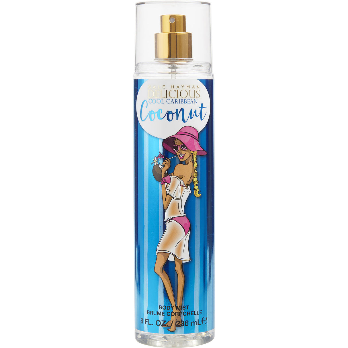 DELICIOUS COOL CARIBBEAN COCONUT by Gale Hayman - BODY SPRAY 8 OZ - Women