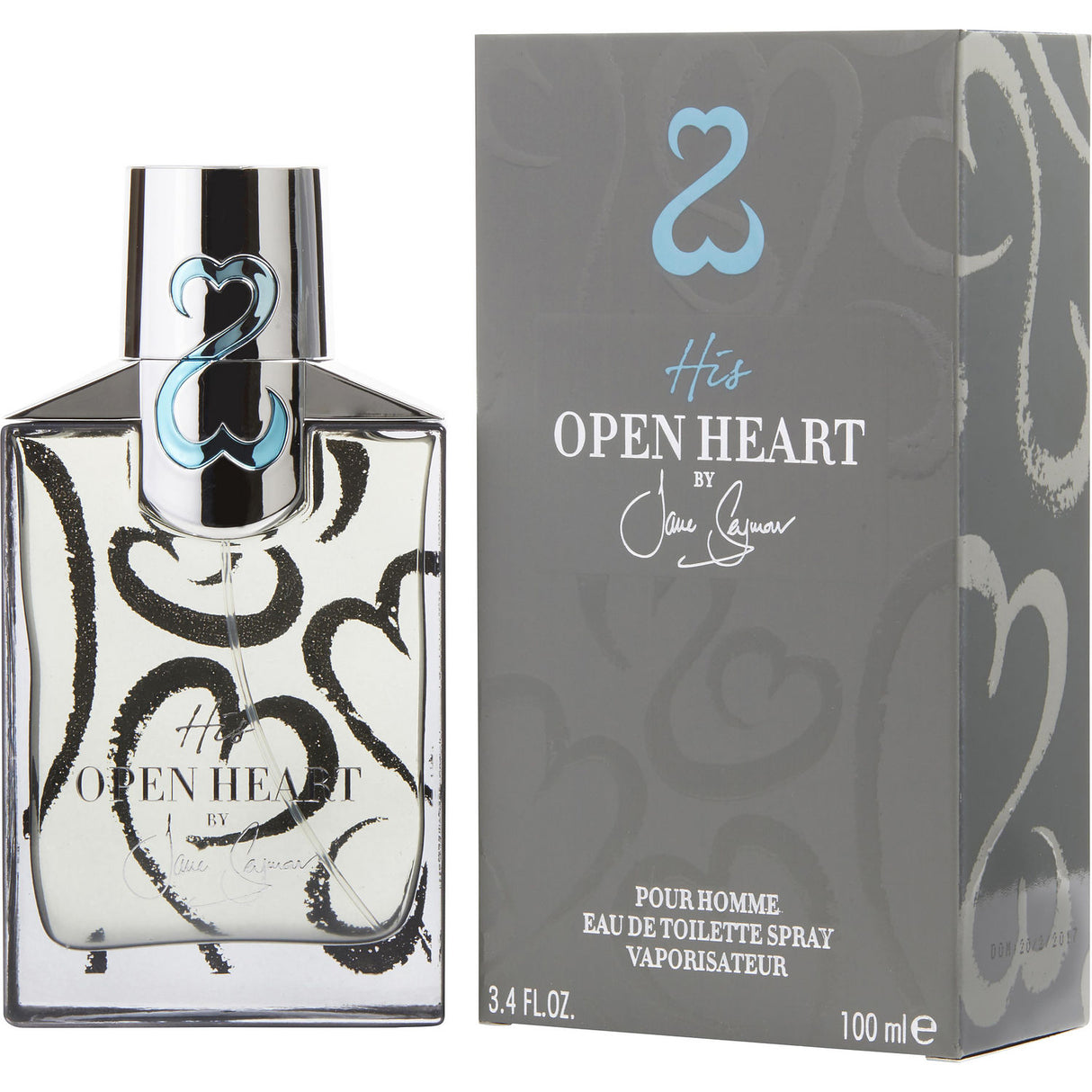 HIS OPEN HEART by Jane Seymour - EDT SPRAY 3.4 OZ - Men