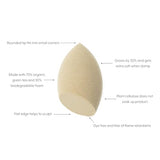 Green Tea Makeup Sponge by jennypatinkin