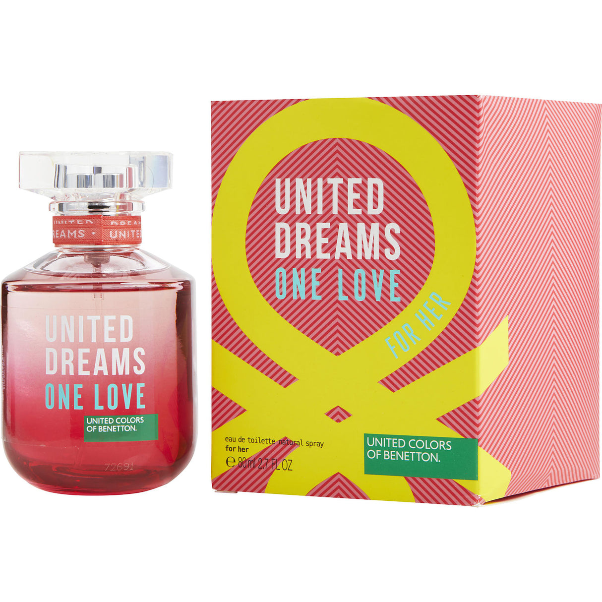 BENETTON UNITED DREAMS ONE LOVE by Benetton - EDT SPRAY 2.7 OZ (EDITION 2018) - Women