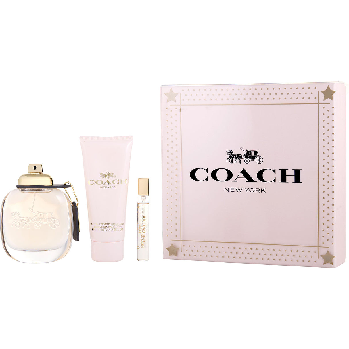 COACH by Coach - EAU DE PARFUM SPRAY 3 OZ & BODY LOTION 3.3 OZ & EAU DE PARFUM SPRAY 0.25 OZ MINI - Women