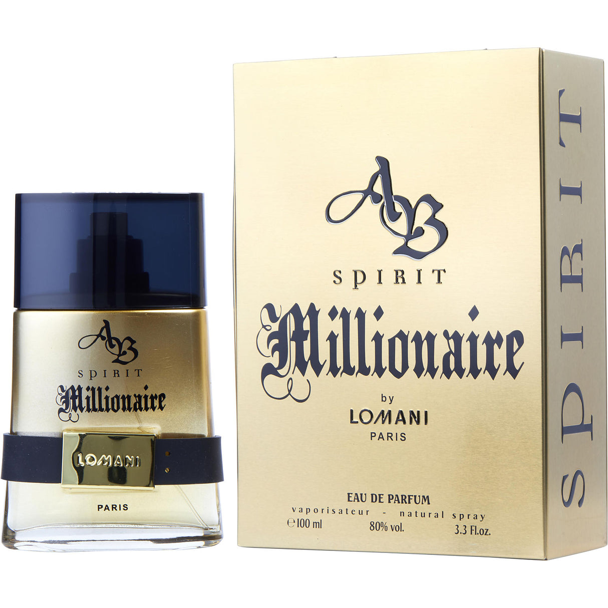 AB SPIRIT MILLIONAIRE by Lomani - EAU DE PARFUM SPRAY 3.3 OZ - Men