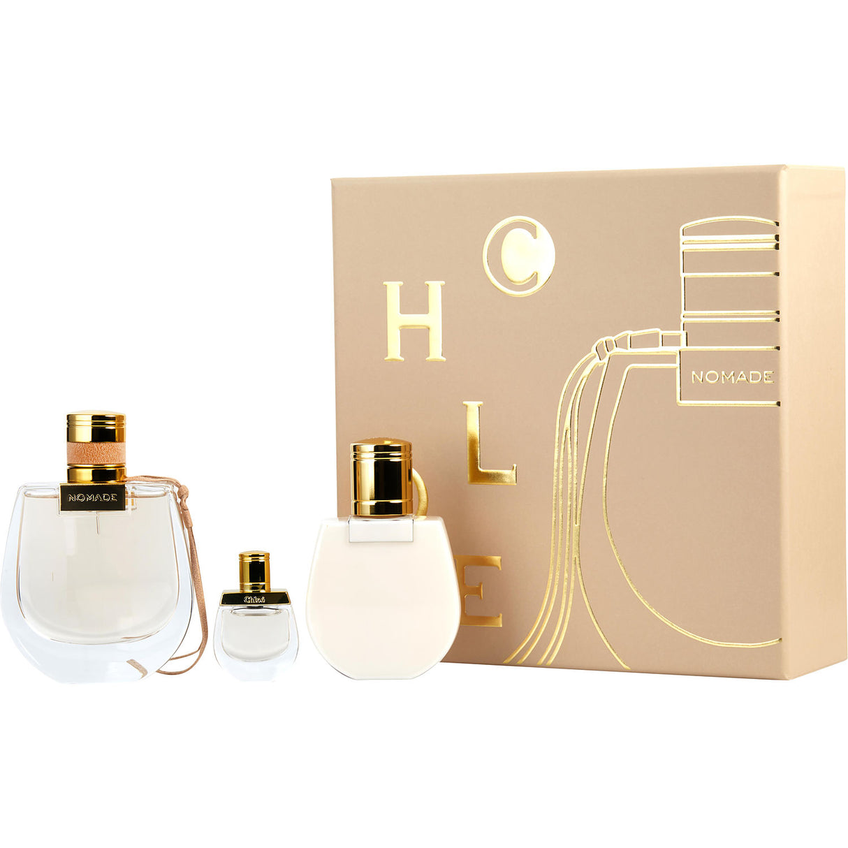 CHLOE NOMADE by Chloe - EAU DE PARFUM SPRAY 2.5 OZ & BODY LOTION 3.4 OZ & EAU DE PARFUM 0.17 OZ MINI - Women