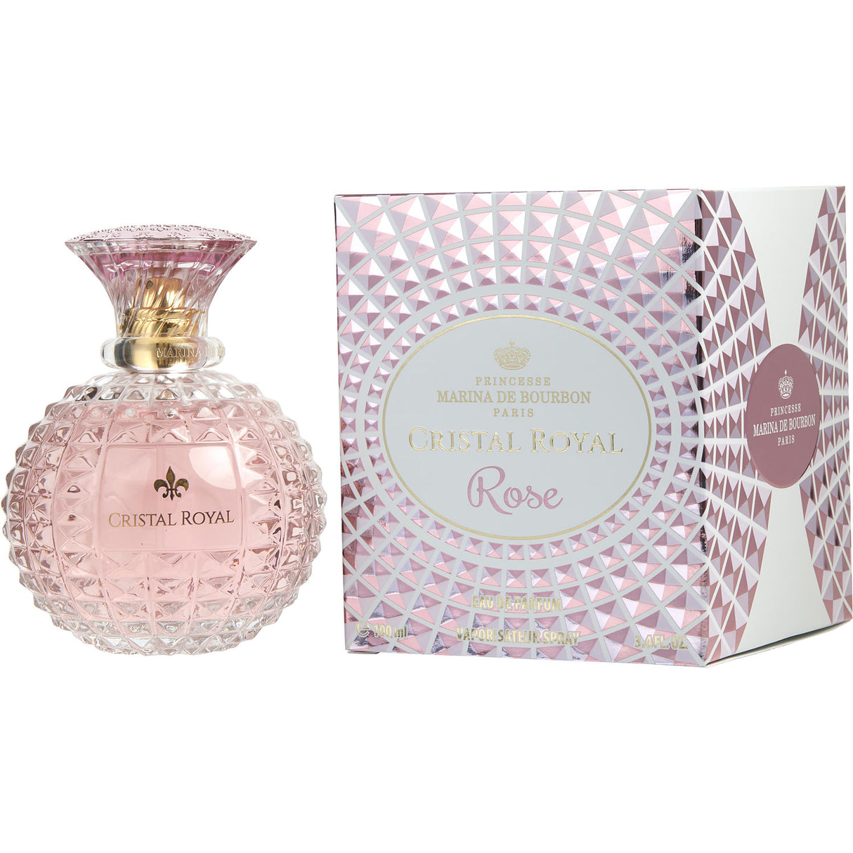 MARINA DE BOURBON CRISTAL ROYAL ROSE by Marina de Bourbon - EAU DE PARFUM SPRAY 3.4 OZ - Women