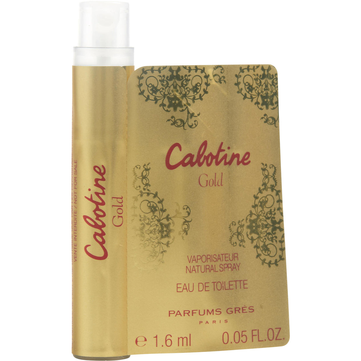 CABOTINE GOLD by Parfums Gres - EDT SPRAY VIAL ON CARD - Women