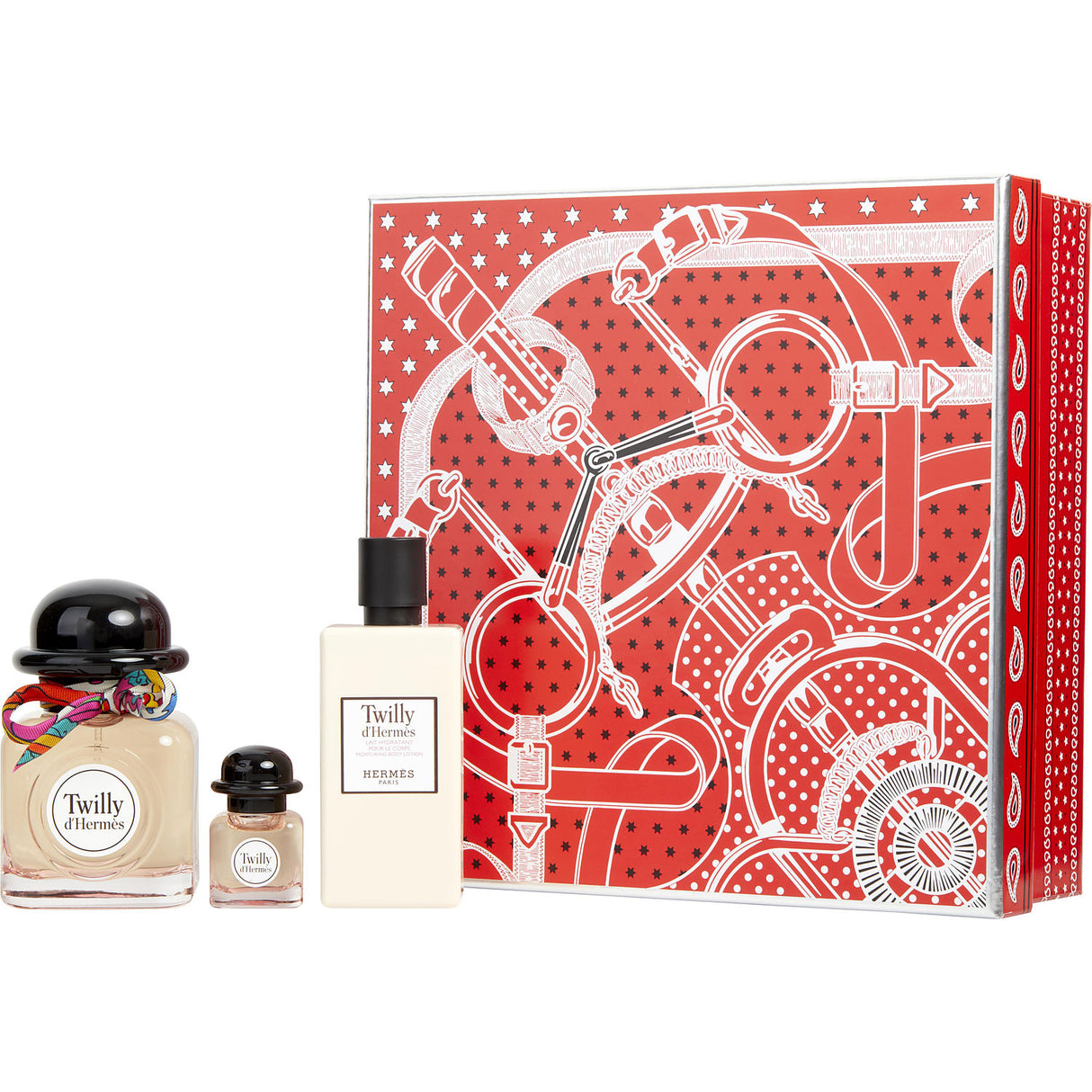 TWILLY D'HERMES by Hermes - EAU DE PARFUM SPRAY 2.8 OZ & BODY LOTION 2.7 OZ & EAU DE PARFUM 0.25 OZ MINI - Women