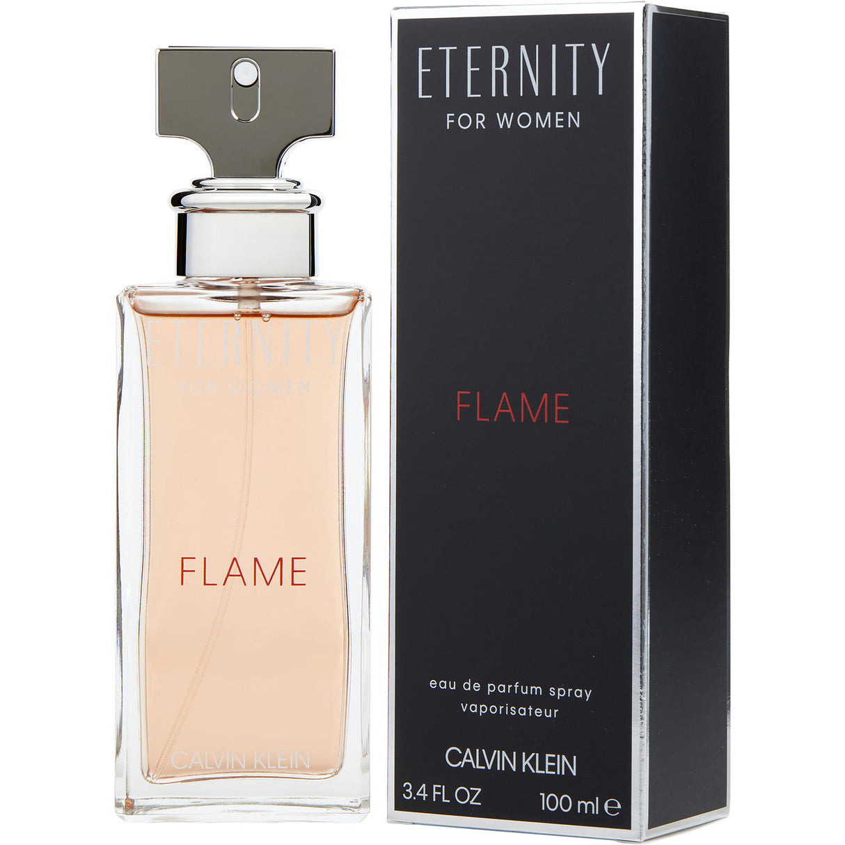 ETERNITY FLAME by Calvin Klein - EAU DE PARFUM SPRAY 3.4 OZ - Women