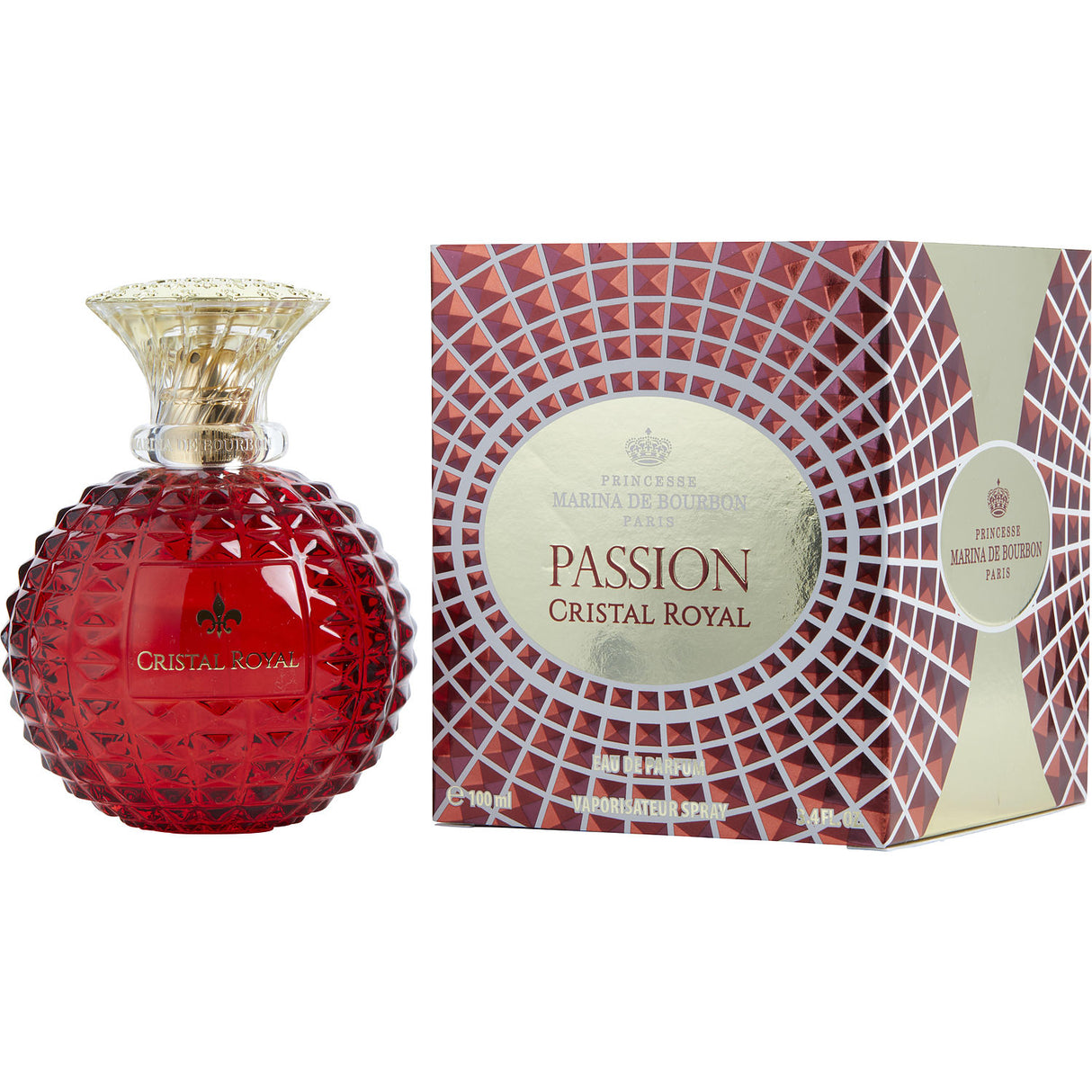 MARINA DE BOURBON CRISTAL ROYAL PASSION by Marina de Bourbon - EAU DE PARFUM SPRAY 3.4 OZ - Women