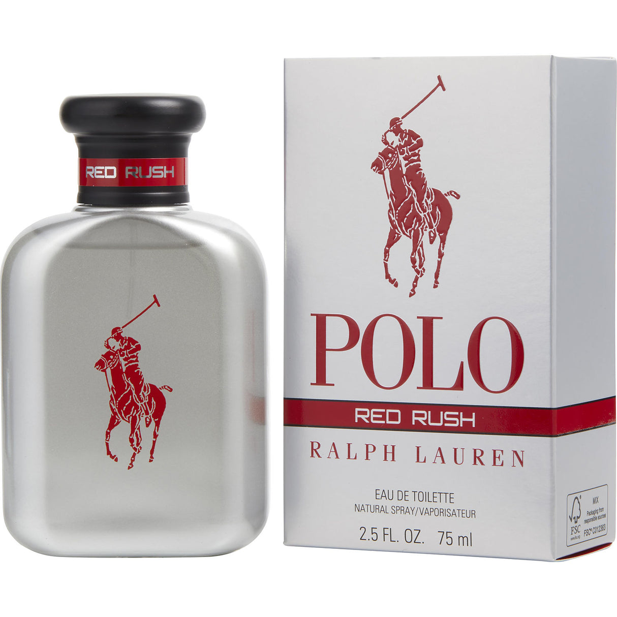 POLO RED RUSH by Ralph Lauren - EDT SPRAY 2.5 OZ - Men