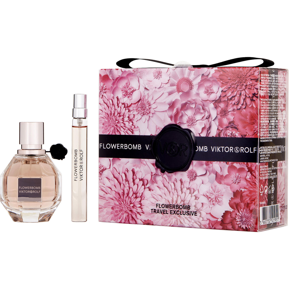 FLOWERBOMB by Viktor & Rolf - EAU DE PARFUM SPRAY 1.7 OZ & EAU DE PARFUM SPRAY 0.34 OZ MINI - Women