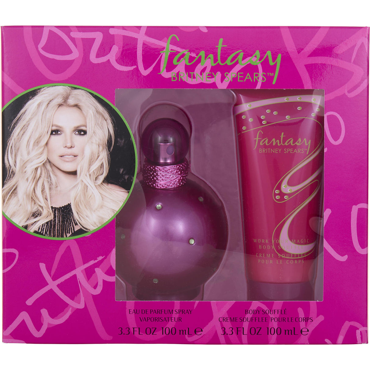 FANTASY BRITNEY SPEARS by Britney Spears - EAU DE PARFUM SPRAY 3.3 OZ & BODY SOUFFLE 3.3 OZ - Women