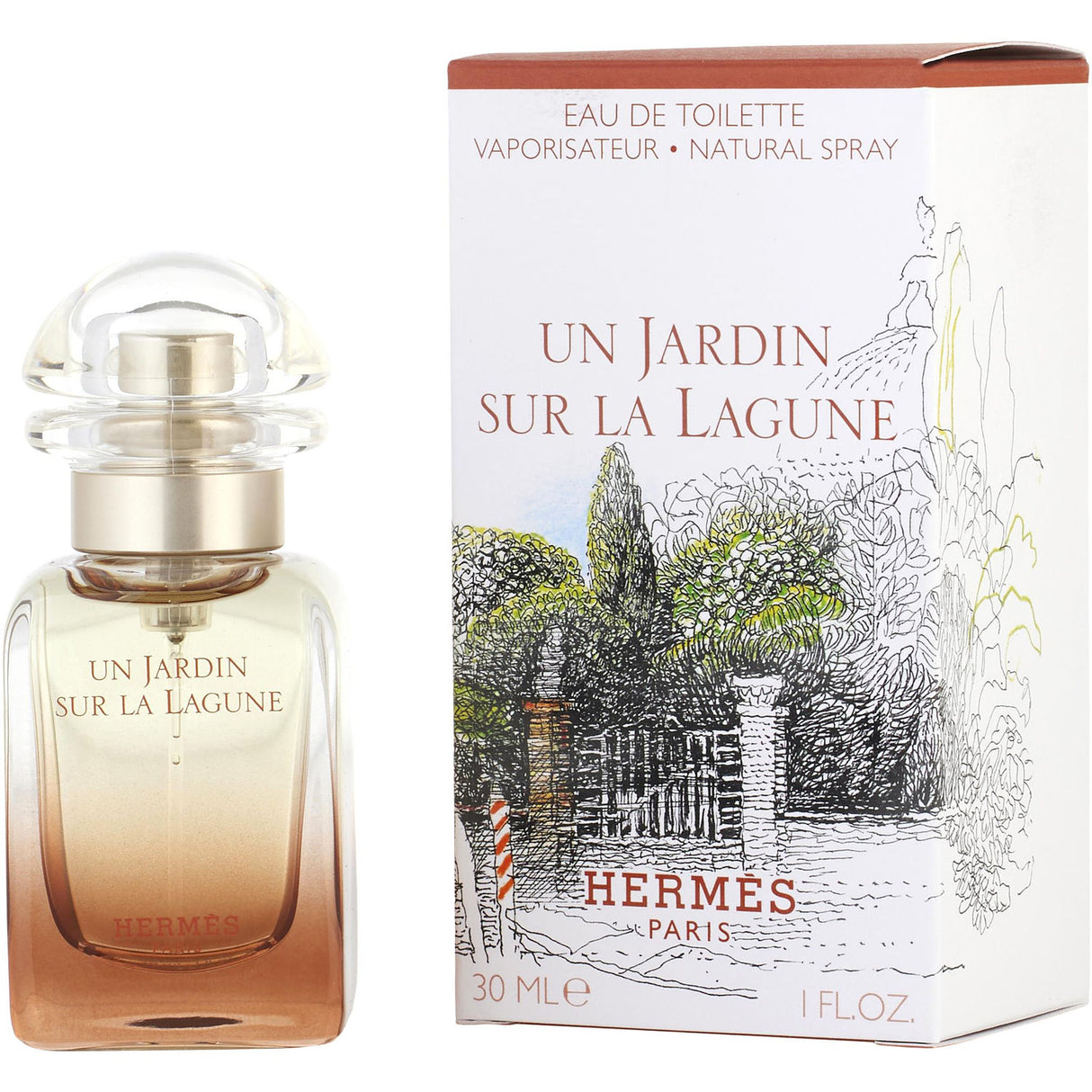 UN JARDIN SUR LA LAGUNE by Hermes - EDT SPRAY 1 OZ - Unisex