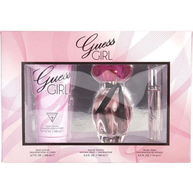 GUESS GIRL by Guess - EDT SPRAY 3.4 OZ & BODY LOTION 6.7 & EDT SPRAY 0.5 OZ - Women