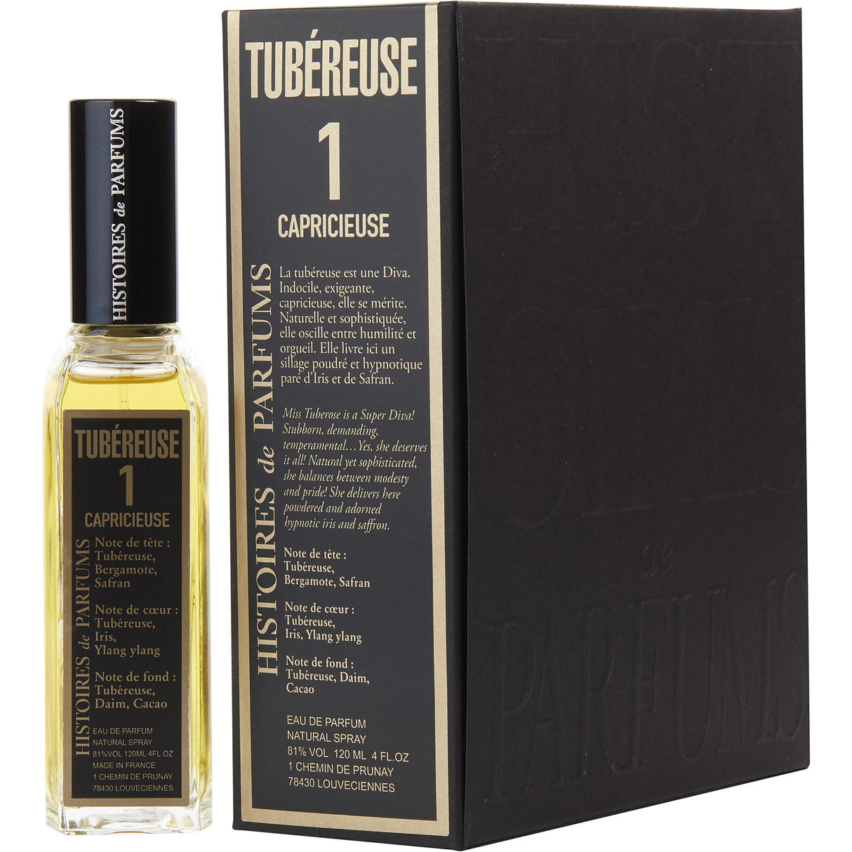 HISTOIRES DE PARFUMS TUBEREUSE 1 CAPRICIEUSE by Histoires De Parfums - EAU DE PARFUM SPRAY 4 OZ - Women