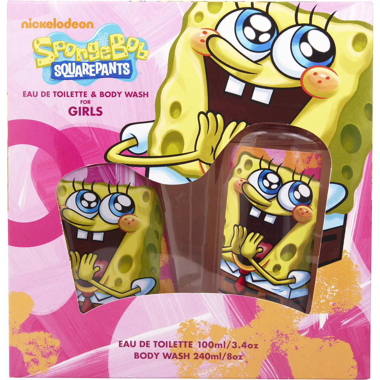 SPONGEBOB SQUAREPANTS by Nickelodeon - EDT SPRAY 3.4 OZ & BODY WASH 8 OZ - Women