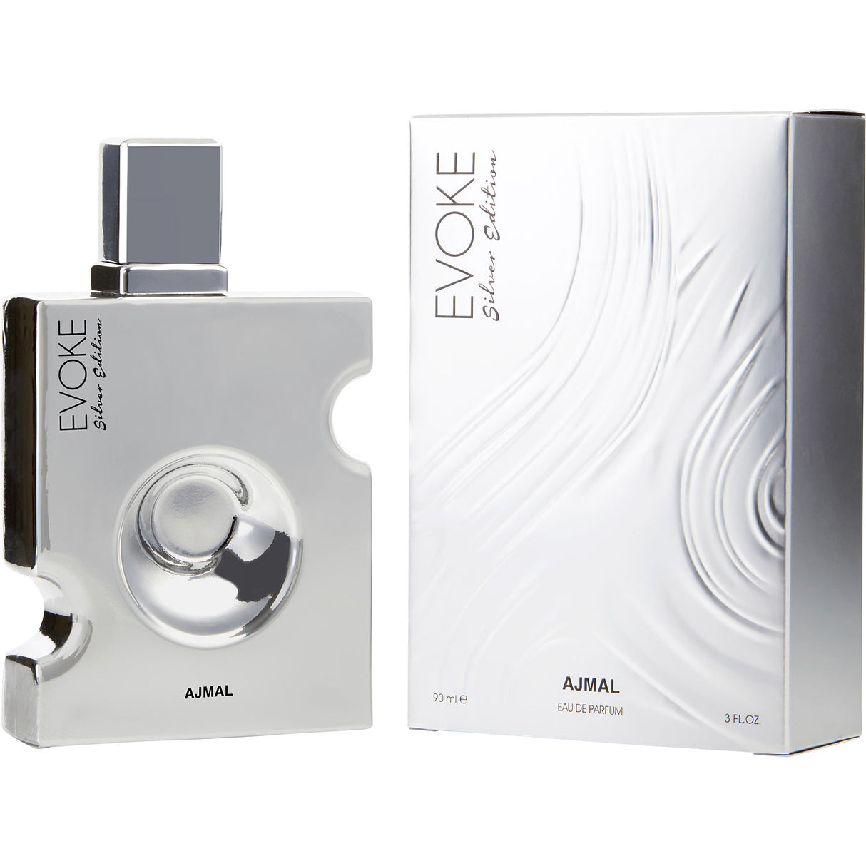 AJMAL EVOKE SILVER by Ajmal - EAU DE PARFUM SPRAY 3 OZ - Men