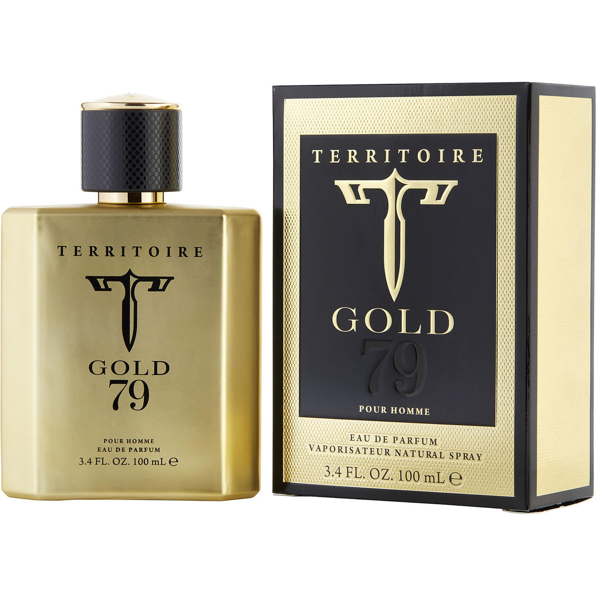 TERRITOIRE GOLD 79 by YZY PERFUME - EAU DE PARFUM SPRAY 3.4 OZ - Men