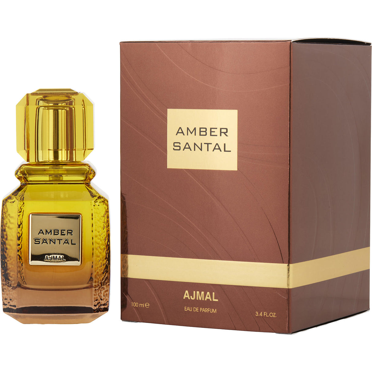 AJMAL AMBER SANTAL by Ajmal - EAU DE PARFUM SPRAY 3.4 OZ - Unisex