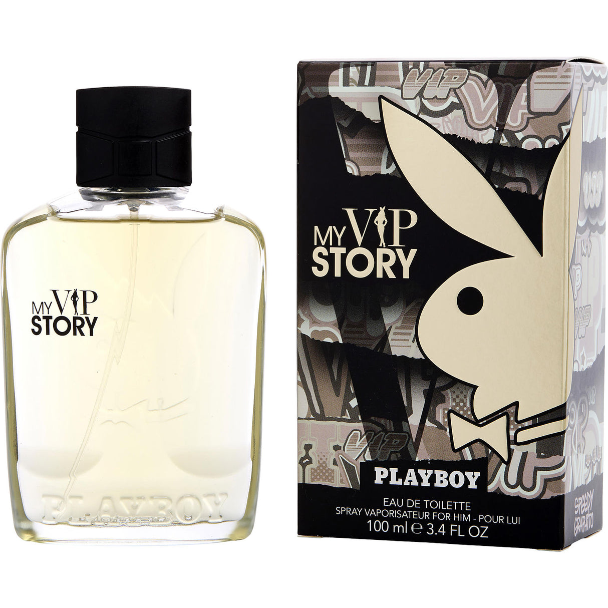 PLAYBOY MY VIP STORY by Playboy - EDT SPRAY 3.4 OZ - Men