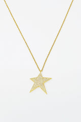 Lara Land Shiny Star Necklace by Ellisonyoung.com