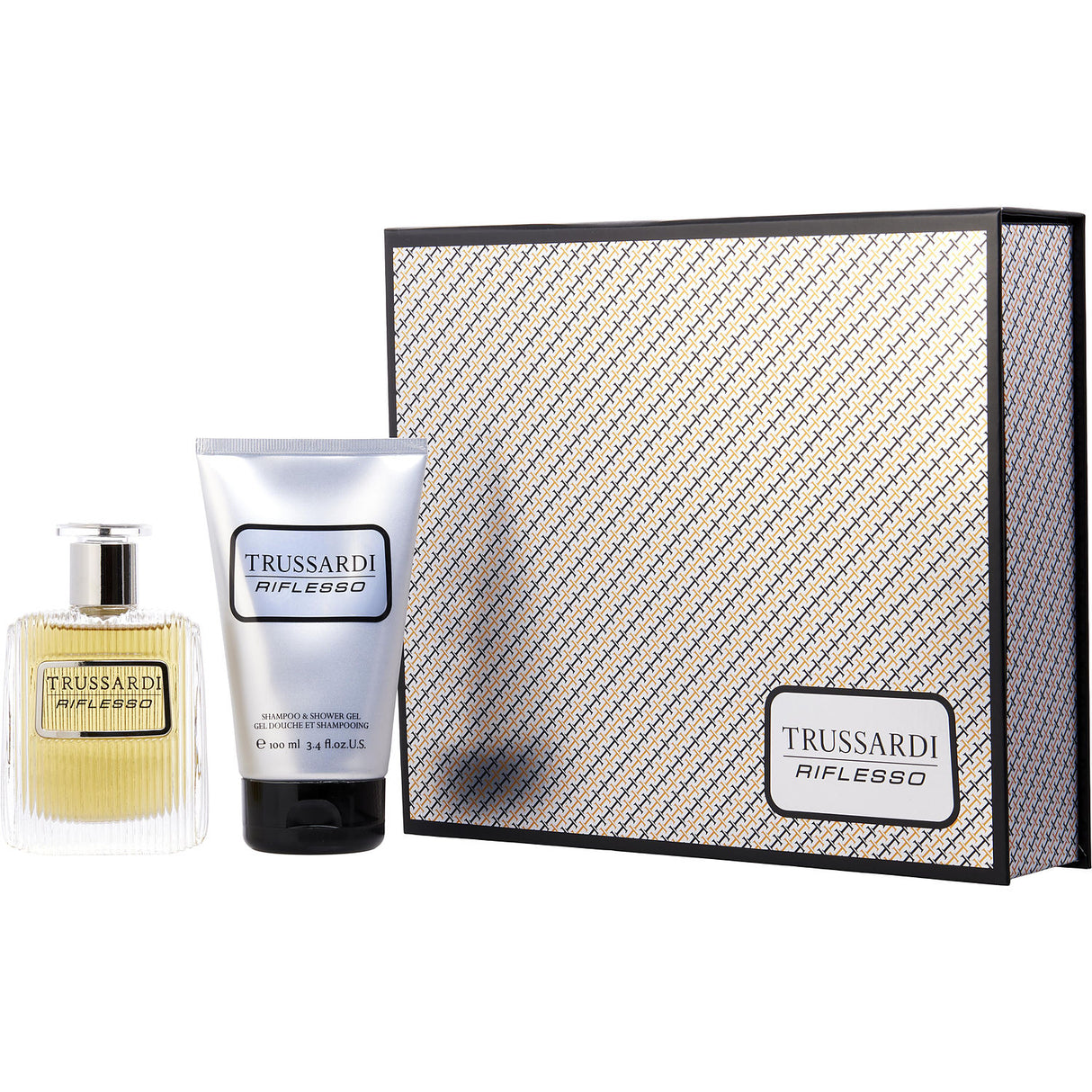 TRUSSARDI RIFLESSO by Trussardi - EDT SPRAY 1.7 OZ & SHAMPOO AND SHOWER GEL 3.3 OZ - Men