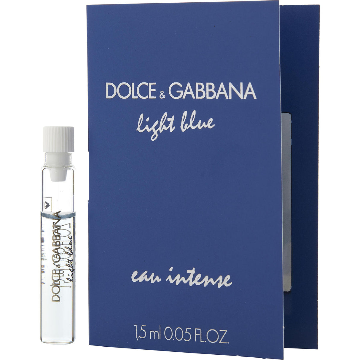 D & G LIGHT BLUE EAU INTENSE by Dolce & Gabbana - EAU DE PARFUM 0.05 OZ VIAL ON CARD - Women