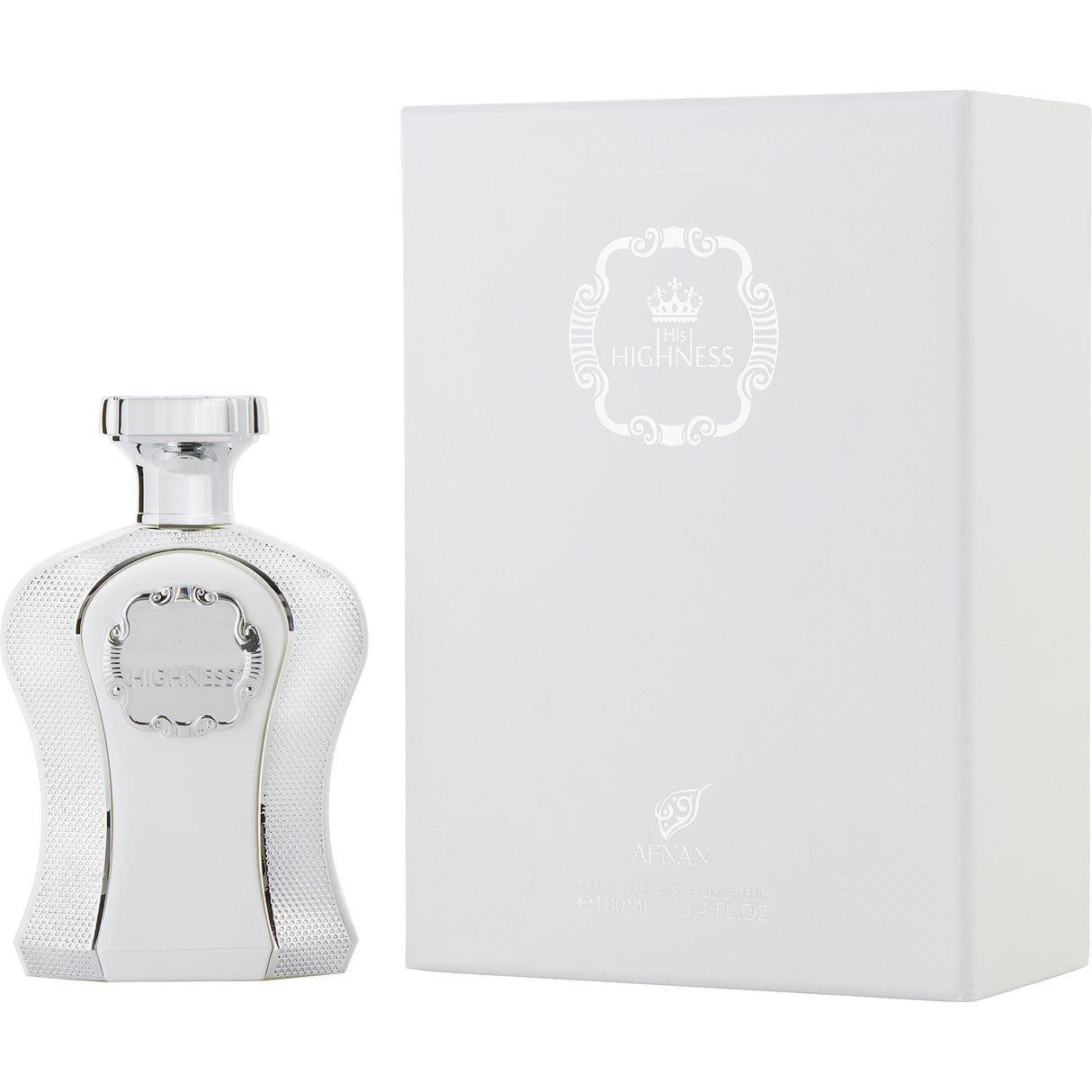 AFNAN HIS HIGHNESS WHITE by Afnan Perfumes - EAU DE PARFUM SPRAY 3.4 OZ - Men