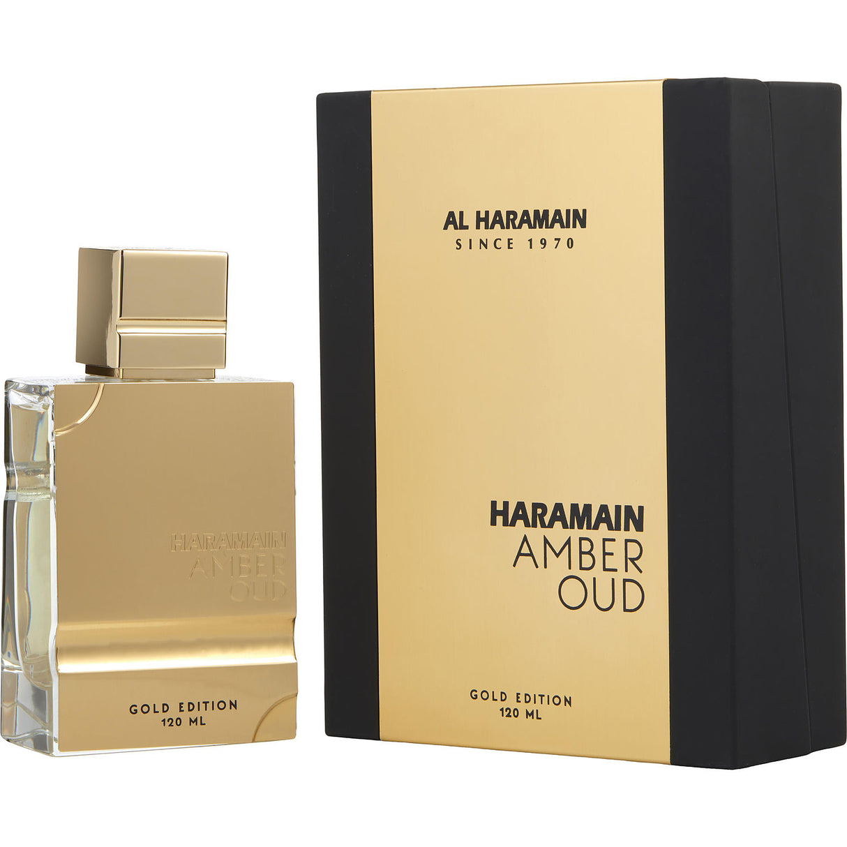 AL HARAMAIN AMBER OUD by Al Haramain - EAU DE PARFUM SPRAY 4 OZ (GOLD EDITION) - Unisex