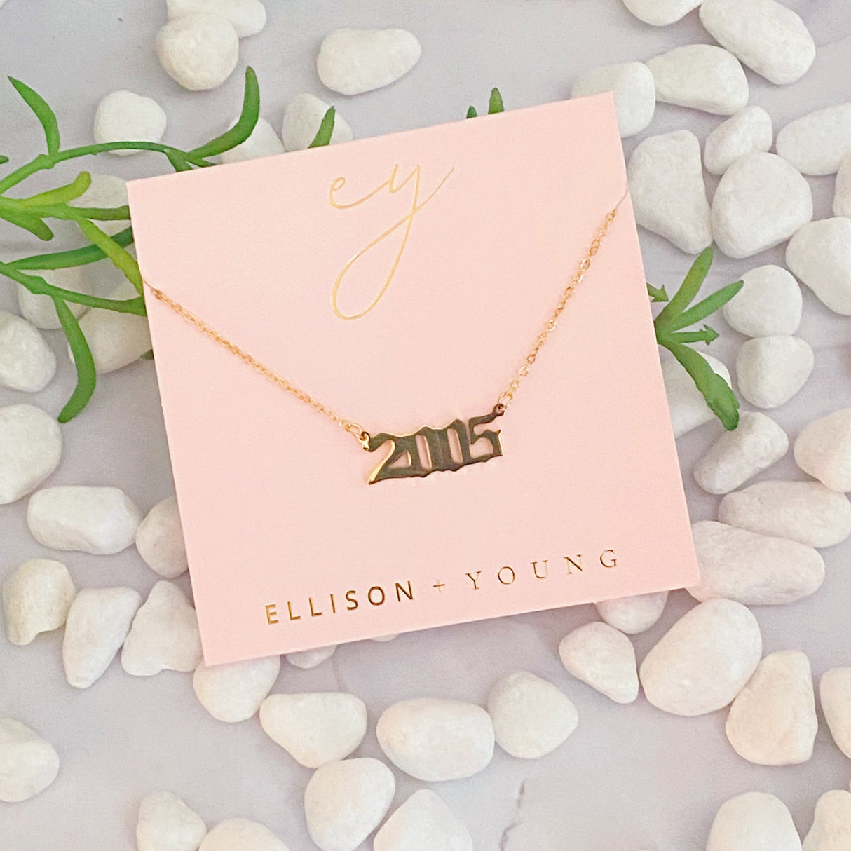 Birth Year Necklace by Ellisonyoung.com