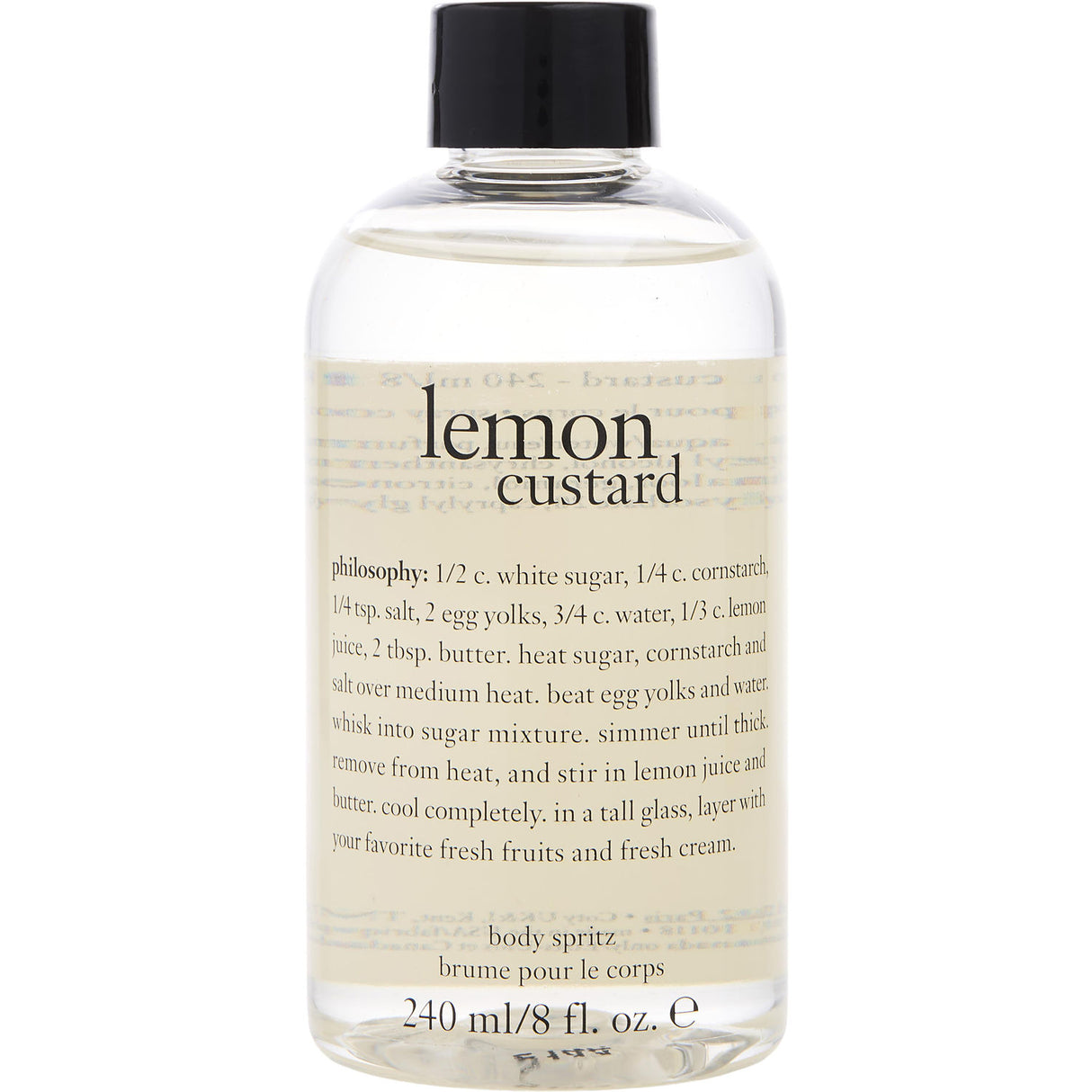 PHILOSOPHY LEMON CUSTARD by Philosophy - BODY SPRITZ 8 OZ (NO PUMP) - Women