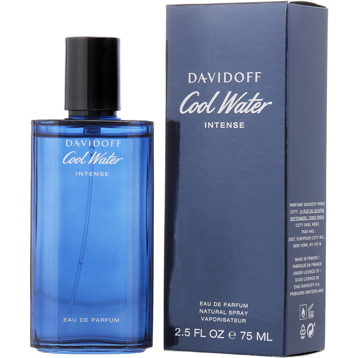 COOL WATER INTENSE by Davidoff - EAU DE PARFUM SPRAY 2.5 OZ - Men