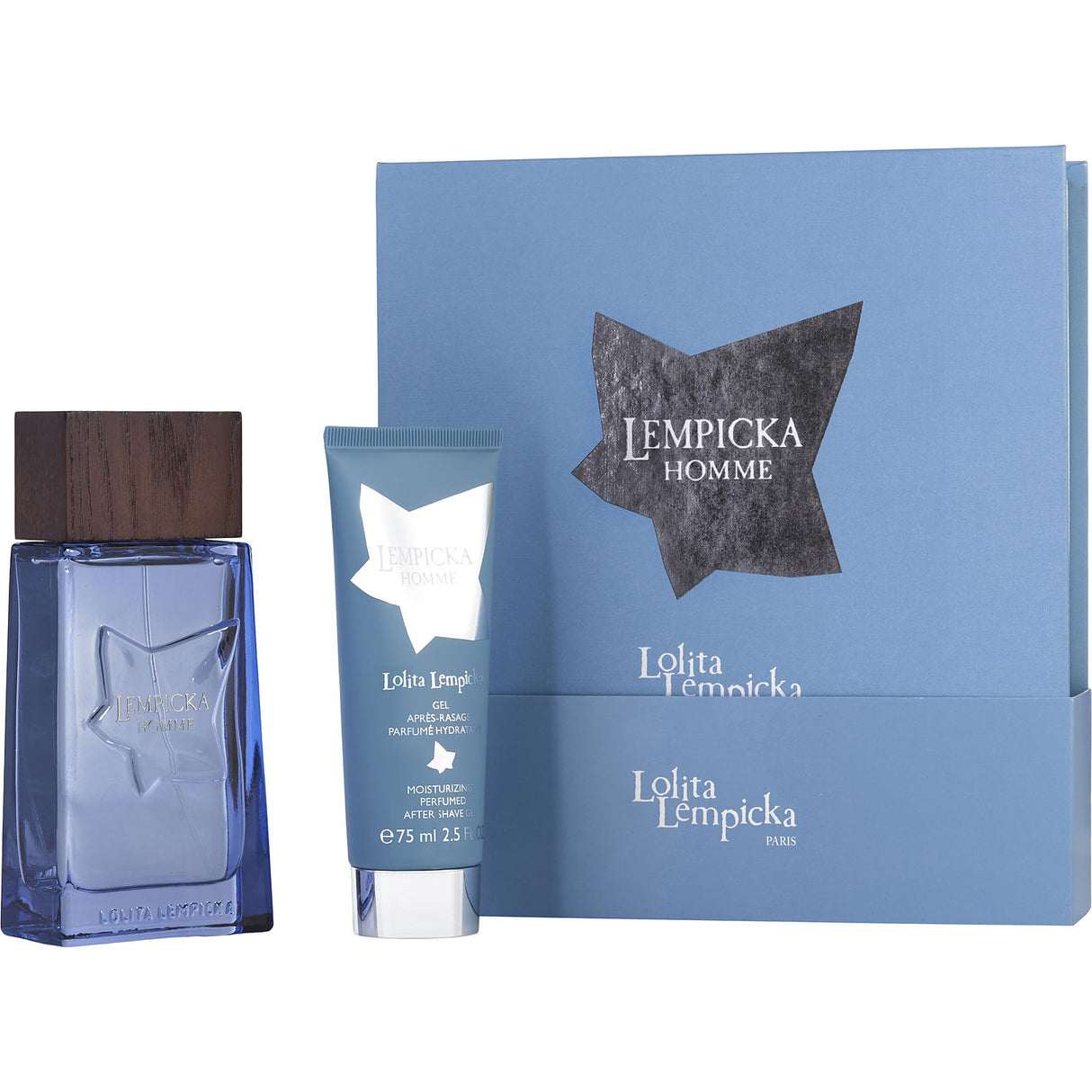 LOLITA LEMPICKA HOMME by Lolita Lempicka - EDT SPRAY 3.4 OZ & AFTERSHAVE GEL 2.5 OZ - Men