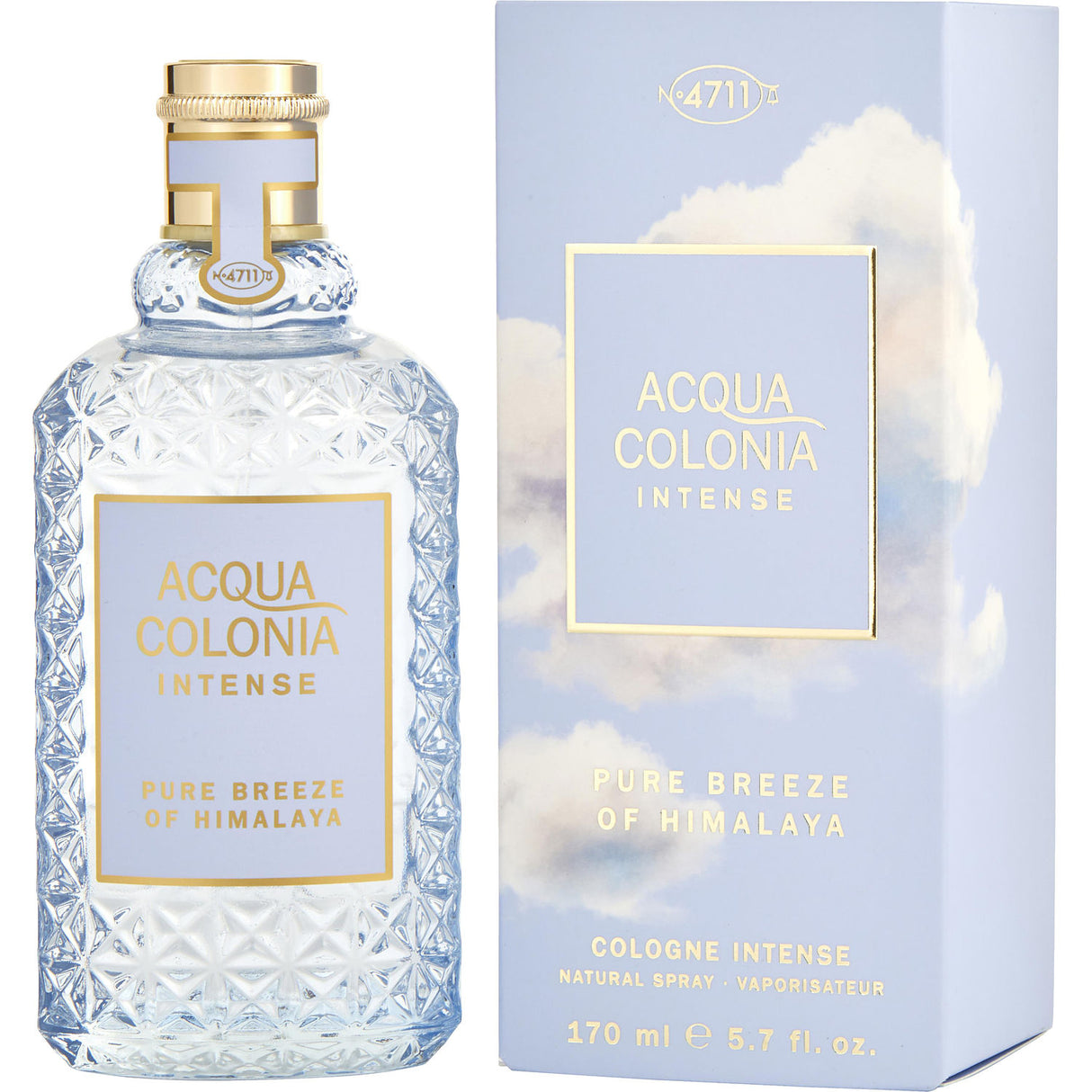 4711 ACQUA COLONIA INTENSE PURE BREEZE OF HIMALAYA by 4711 - EAU DE COLOGNE SPRAY 5.7 OZ - Unisex