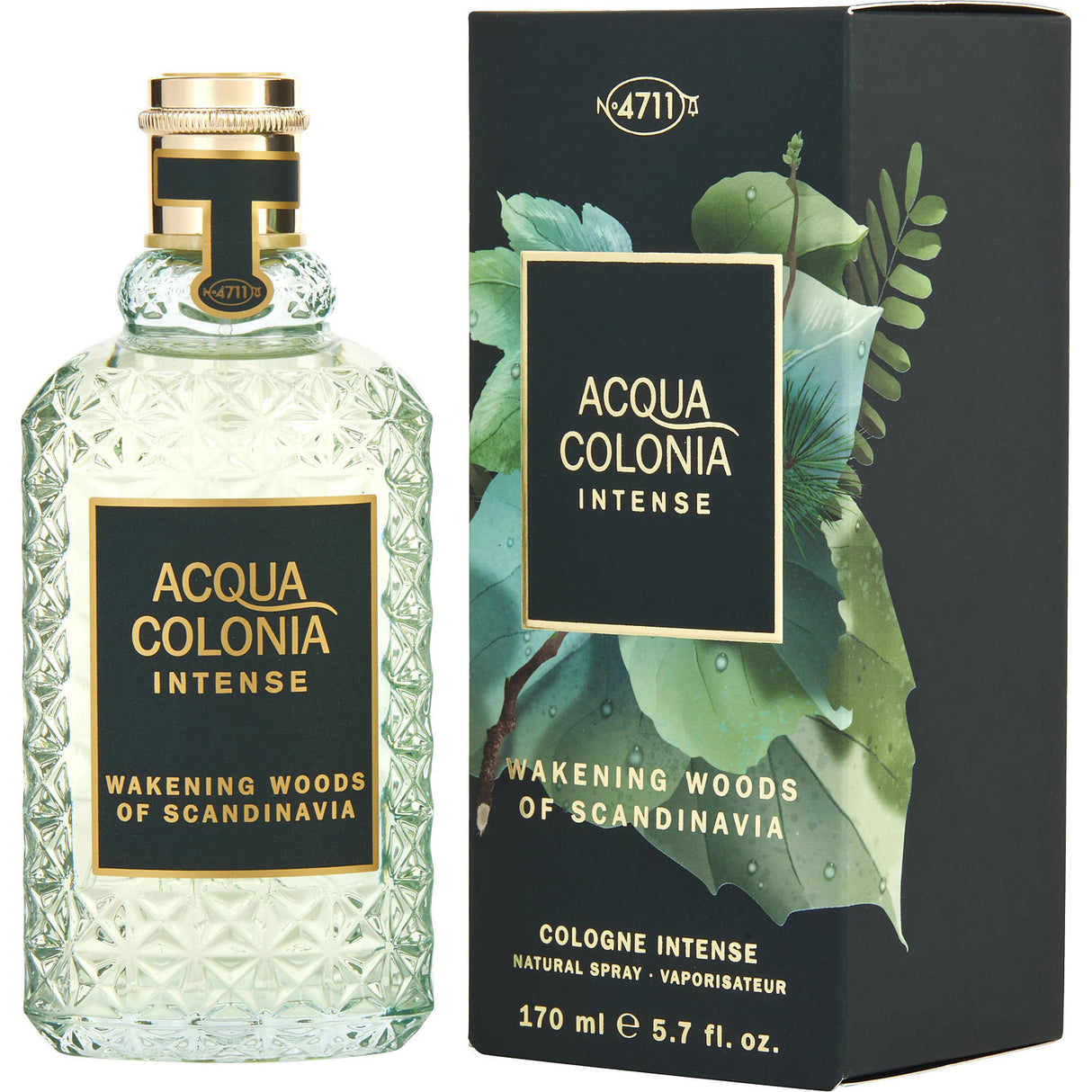 4711 ACQUA COLONIA INTENSE WAKENING WOODS OF SCANDINAVIA by 4711 - EAU DE COLOGNE SPRAY 5.7 OZ - Unisex