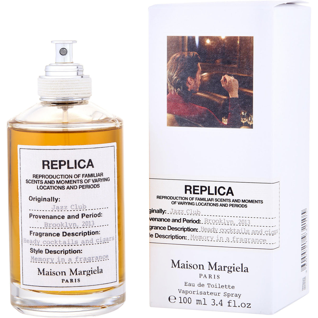 REPLICA JAZZ CLUB by Maison Margiela - EDT SPRAY 3.4 OZ - Men