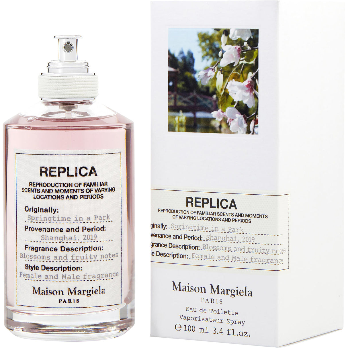 REPLICA SPRINGTIME IN A PARK by Maison Margiela - EDT SPRAY 3.4 OZ - Unisex