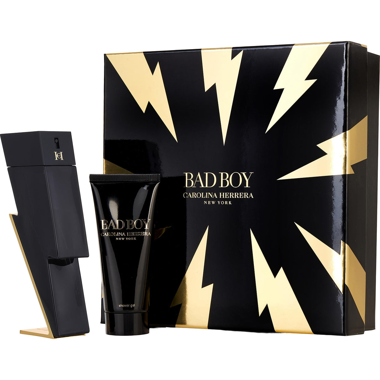 CH BAD BOY by Carolina Herrera - EDT SPRAY 3.4 OZ & SHOWER GEL 3.4 OZ - Men