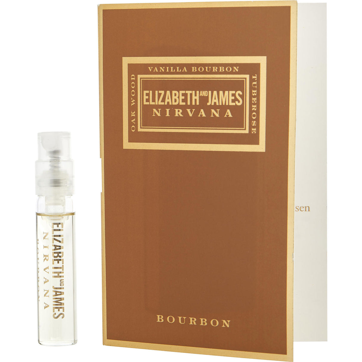 NIRVANA BOURBON by Elizabeth and James - EAU DE PARFUM SPRAY VIAL ON CARD - Women