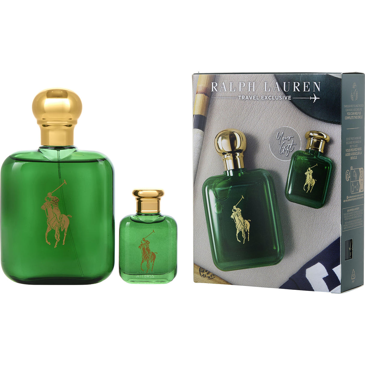 POLO by Ralph Lauren - EDT SPRAY 4 OZ & EDT 0.5 OZ - Men