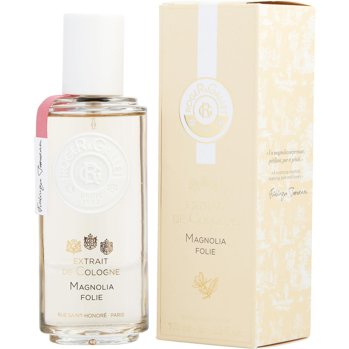 ROGER & GALLET MAGNOLIA FOLIE by Roger & Gallet - EXTRAIT DE COLOGNE SPRAY 3.3 OZ - Unisex