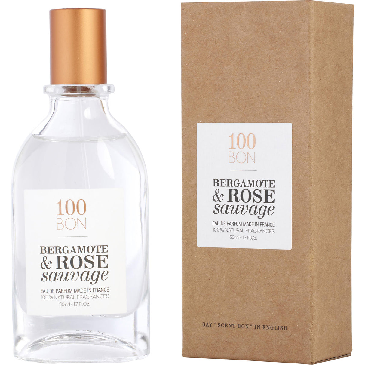 100BON BERGAMOTE & ROSE SAUVAGE by 100BON - EAU DE PARFUM SPRAY 1.7 OZ - Unisex