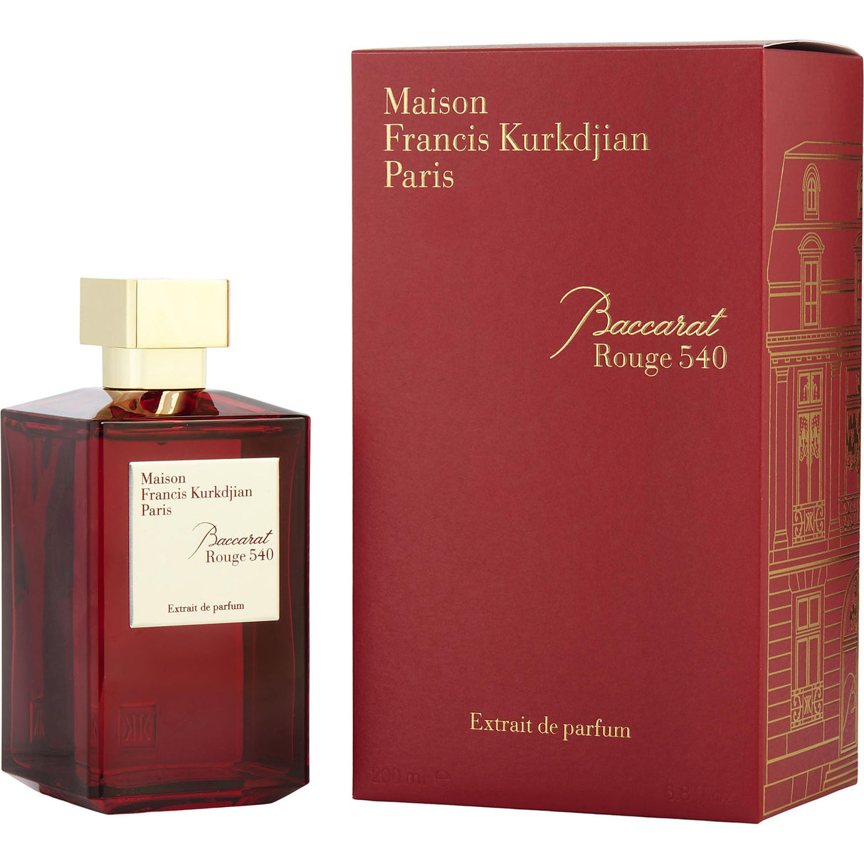 MAISON FRANCIS KURKDJIAN BACCARAT ROUGE 540 by Maison Francis - EXTRAIT DE PARFUM SPRAY 6.7 OZ - Unisex